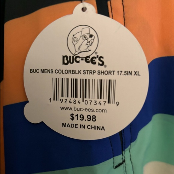 Buc-ee's Colorful Swim Shorts - Picture 3 of 5